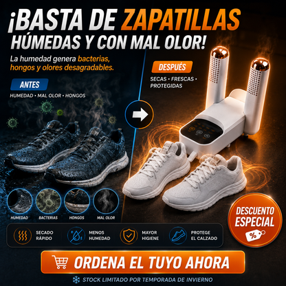 SECADORA DE ZAPATILLAS MULTIFUNCIONAL