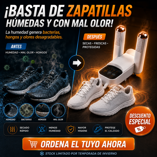SECADORA DE ZAPATILLAS MULTIFUNCIONAL